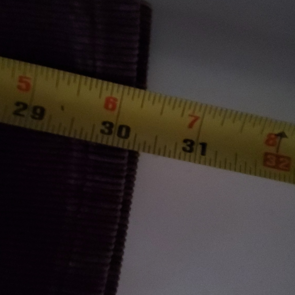Anthropologie Pilcro Brown Cordoroy Flareleg Pants Size 24 Stretch Button Close - Picture 14 of 14